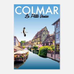 Affiche Petite-Venise Colmar – Alsace Affiche Petite-Venise Colmar – Alsace