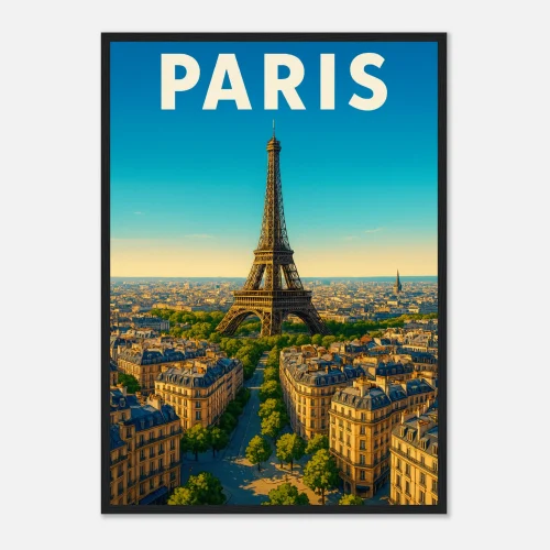 Affiche Tour Eiffel Paris