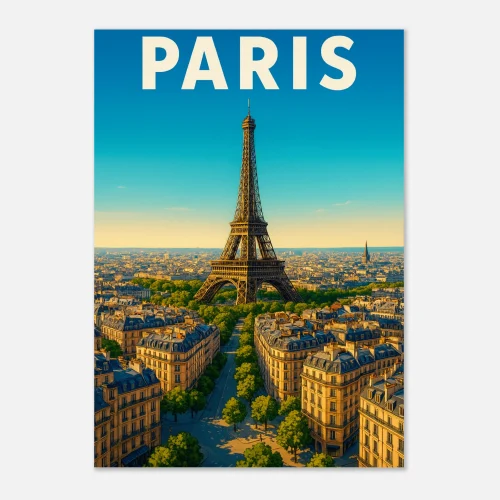Affiche Tour Eiffel Paris